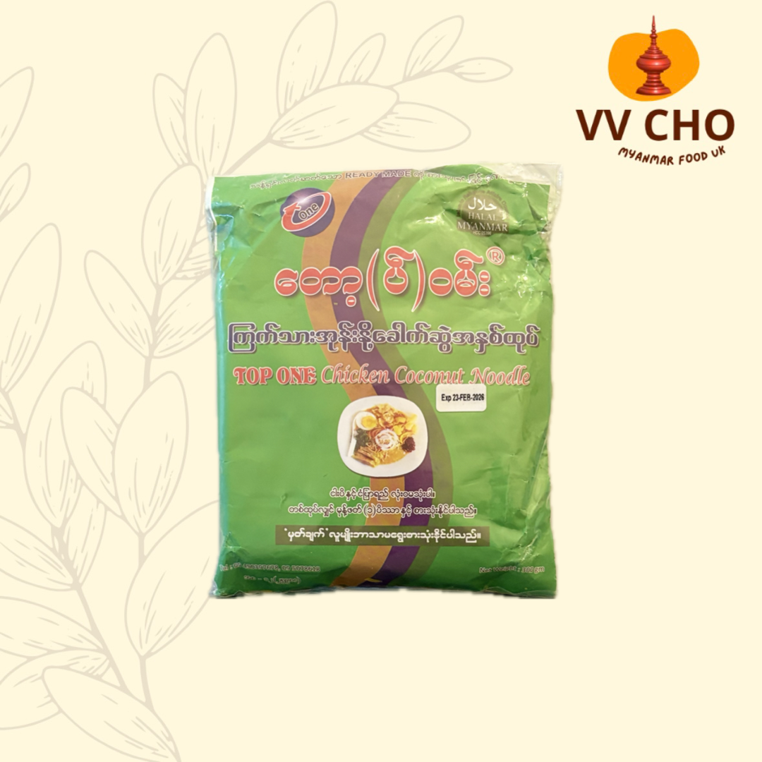 တော့ပ်ဝမ်း ကြက်သားအုန်းနို့ခေါက်ဆွဲအနှစ်ထုပ်