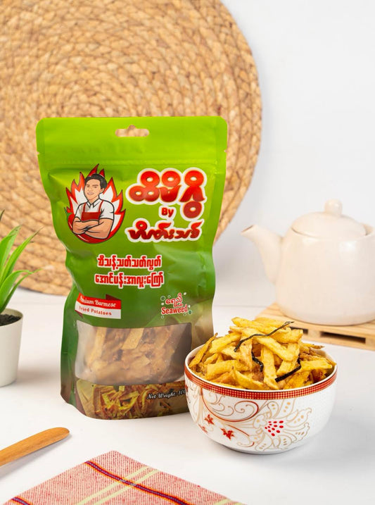 ထိမိဂွိ အောင်ပန်းအာလူးကြော် ရေညှိ
