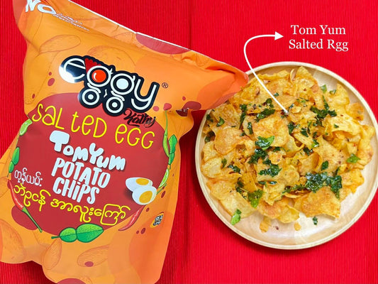 Eggy Tom Yum Salted Egg Potato Chips