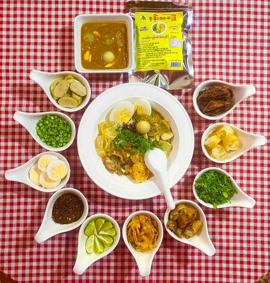 နန်းသပြေ မုန့်ဟင်းခါး ဟင်းရည်ခြောက်